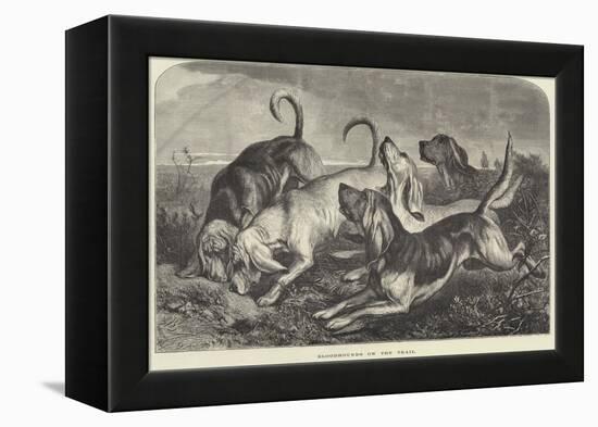 Bloodhounds on the Trail-George Bouverie Goddard-Framed Premier Image Canvas