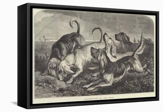 Bloodhounds on the Trail-George Bouverie Goddard-Framed Premier Image Canvas