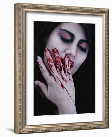 Bloodletting-Maria J Campos-Framed Photographic Print