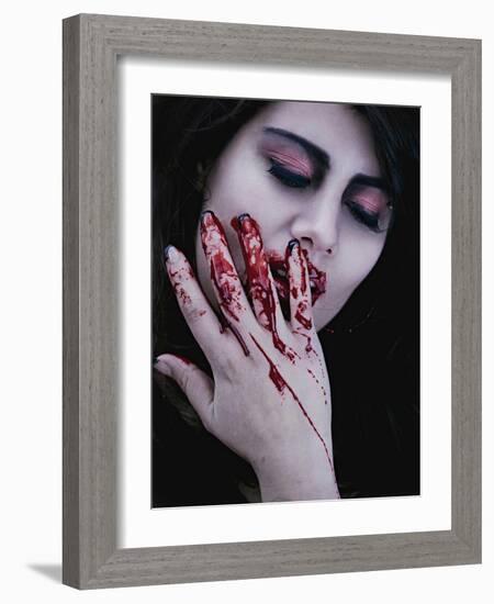 Bloodletting-Maria J Campos-Framed Photographic Print