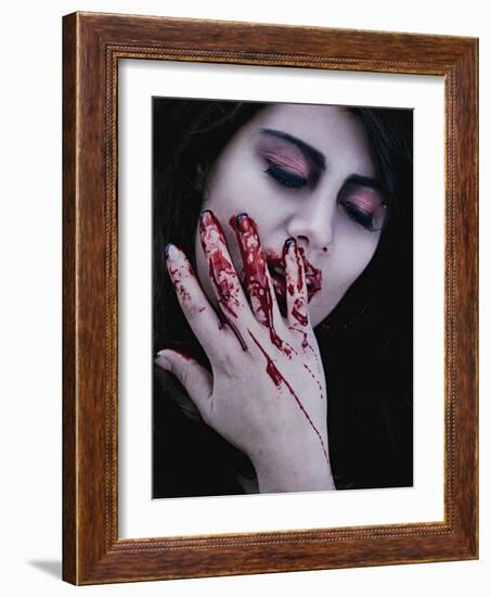 Bloodletting-Maria J Campos-Framed Photographic Print