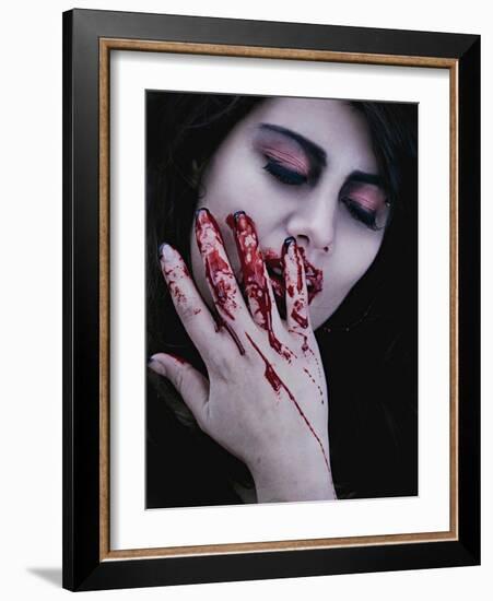 Bloodletting-Maria J Campos-Framed Photographic Print