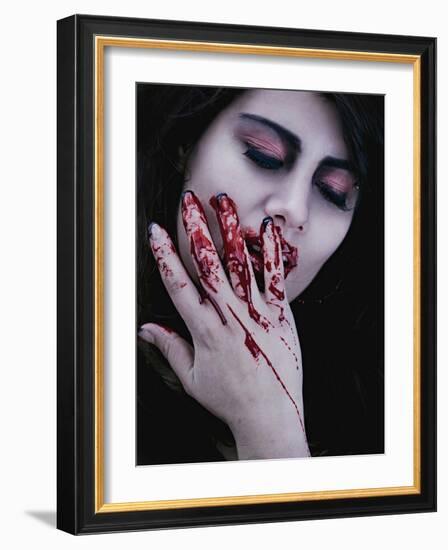 Bloodletting-Maria J Campos-Framed Photographic Print