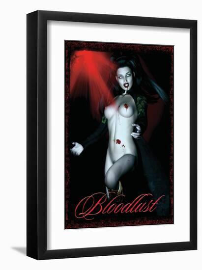 Bloodlust at Twilight-null-Framed Art Print