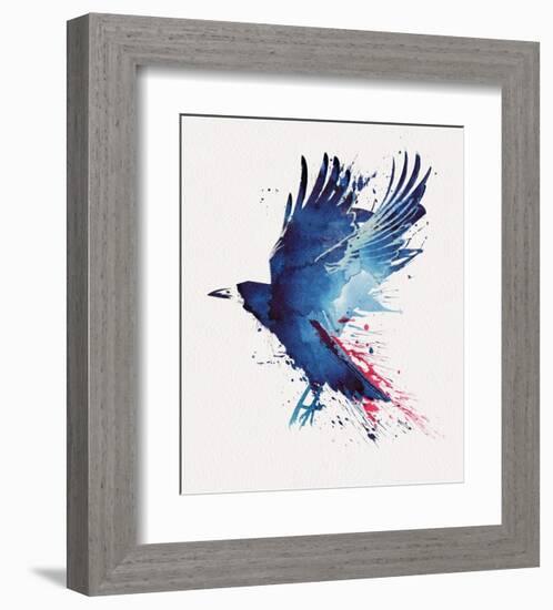 Bloody Crow-Robert Farkas-Framed Art Print