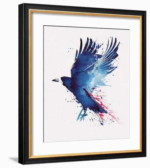 Bloody Crow-Robert Farkas-Framed Art Print