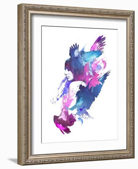 Bloody Fight-Robert Farkas-Framed Art Print