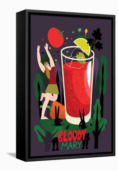 Bloody Mary, 2017-Yuliya Drobova-Framed Premier Image Canvas