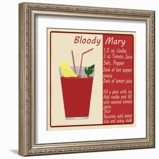 Bloody Mary Cocktail-radubalint-Framed Art Print