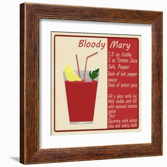 Bloody Mary Cocktail-radubalint-Framed Art Print