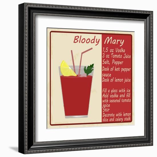 Bloody Mary Cocktail-radubalint-Framed Art Print