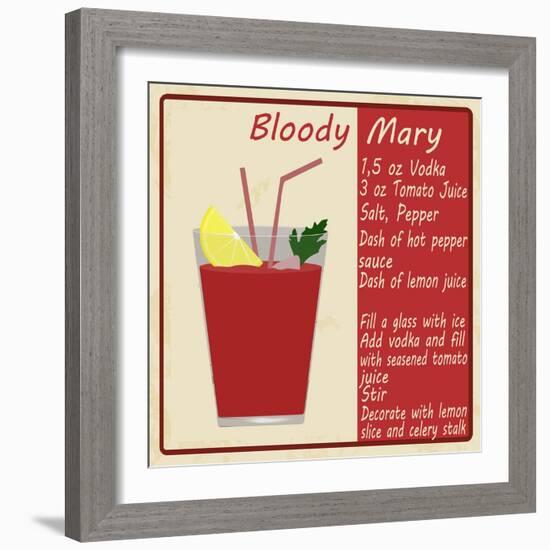 Bloody Mary Cocktail-radubalint-Framed Art Print