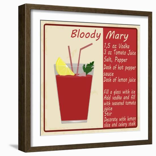 Bloody Mary Cocktail-radubalint-Framed Art Print