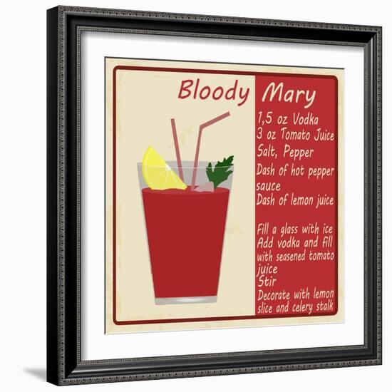 Bloody Mary Cocktail-radubalint-Framed Art Print