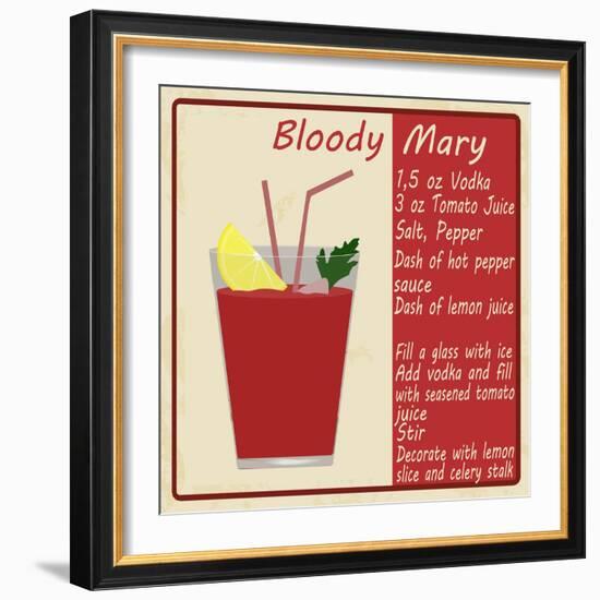 Bloody Mary Cocktail-radubalint-Framed Art Print