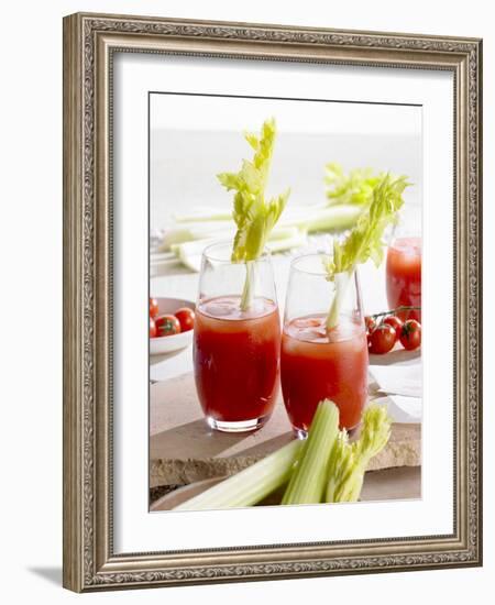 Bloody Mary with Celery-Barbara Lutterbeck-Framed Photographic Print