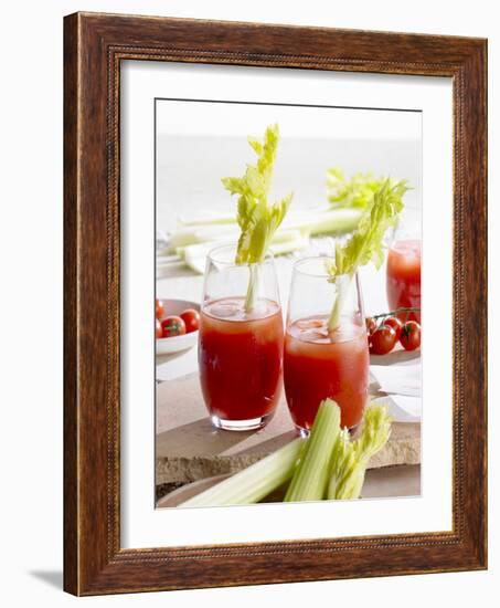 Bloody Mary with Celery-Barbara Lutterbeck-Framed Photographic Print