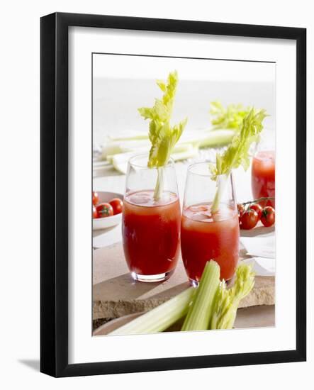 Bloody Mary with Celery-Barbara Lutterbeck-Framed Photographic Print