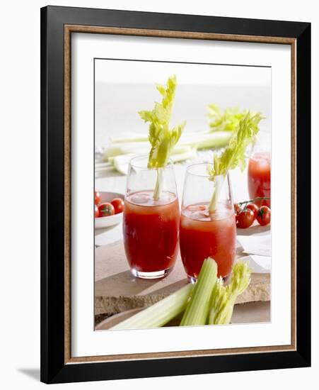 Bloody Mary with Celery-Barbara Lutterbeck-Framed Photographic Print