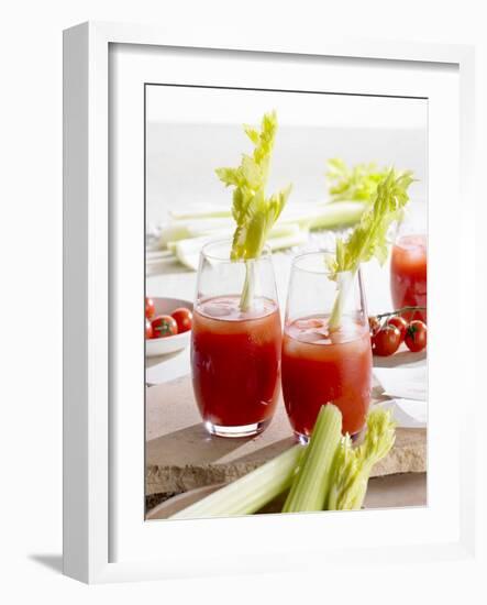 Bloody Mary with Celery-Barbara Lutterbeck-Framed Photographic Print