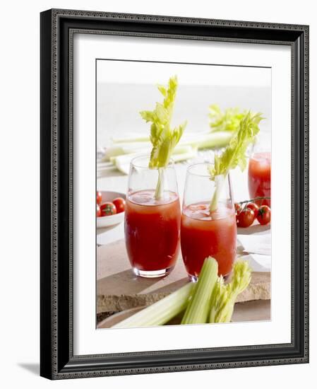Bloody Mary with Celery-Barbara Lutterbeck-Framed Photographic Print