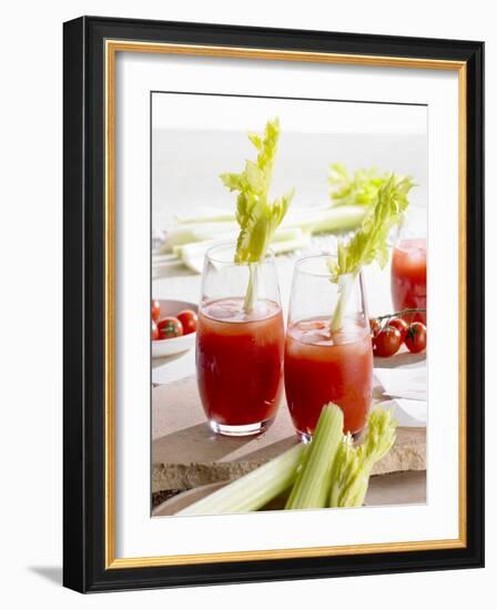 Bloody Mary with Celery-Barbara Lutterbeck-Framed Photographic Print