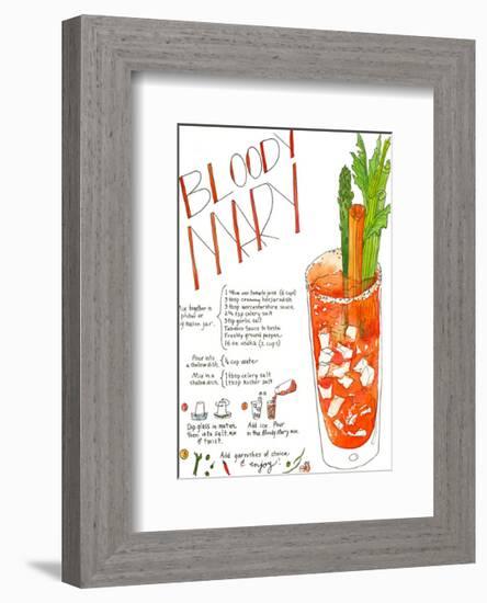 Bloody Mary-Marcella Kriebel-Framed Art Print