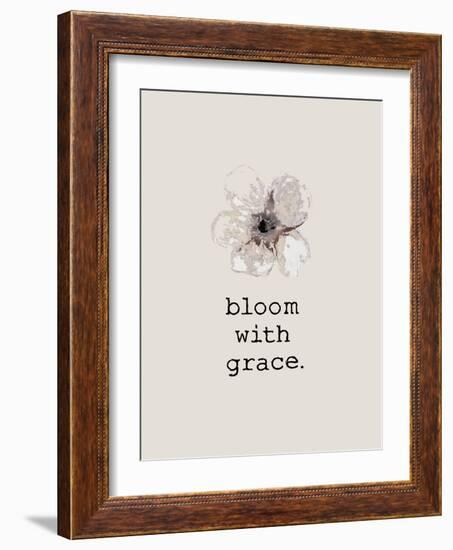 Bloom Grace-Victoria Brown-Framed Art Print