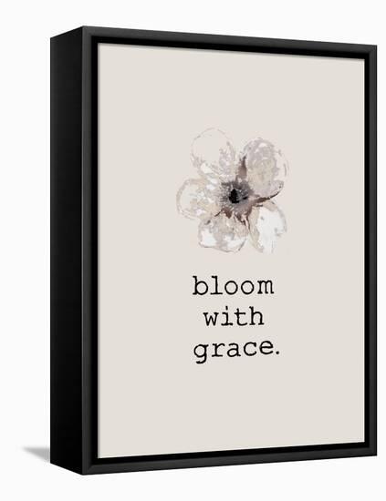 Bloom Grace-Victoria Brown-Framed Stretched Canvas
