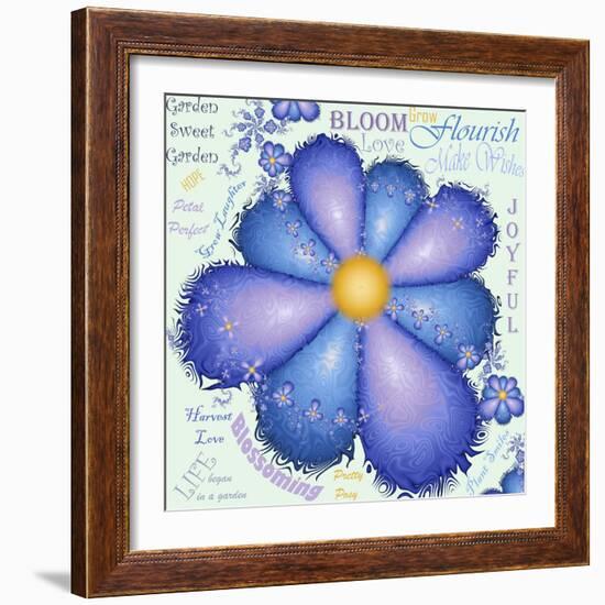 Bloom Love Grow-Fractalicious-Framed Giclee Print