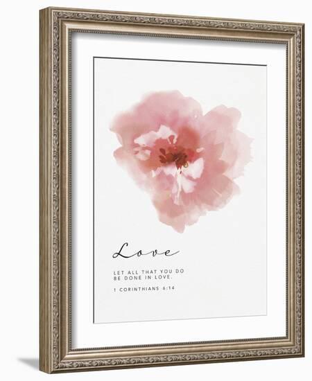 Bloom - Love-Sandra Jacobs-Framed Giclee Print