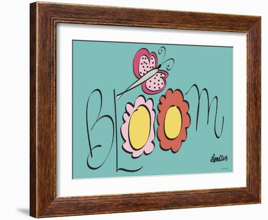 Bloom Rectangle-Leslie Wing-Framed Giclee Print