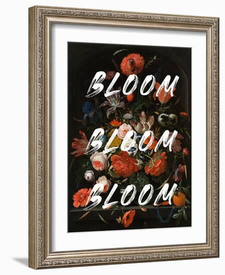 Bloom Vintage Flowers-The Art Concept-Framed Photographic Print