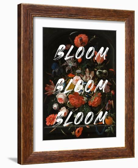 Bloom Vintage Flowers-The Art Concept-Framed Photographic Print