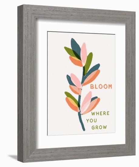 Bloom Where You Grow-null-Framed Art Print