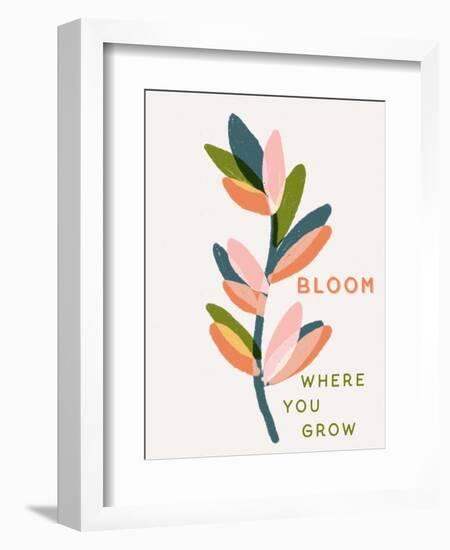 Bloom Where You Grow-null-Framed Art Print