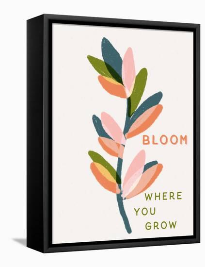 Bloom Where You Grow-null-Framed Stretched Canvas