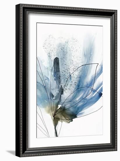 Blooming Blue Flower I-null-Framed Premium Giclee Print