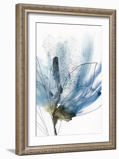 Blooming Blue Flower I-null-Framed Art Print