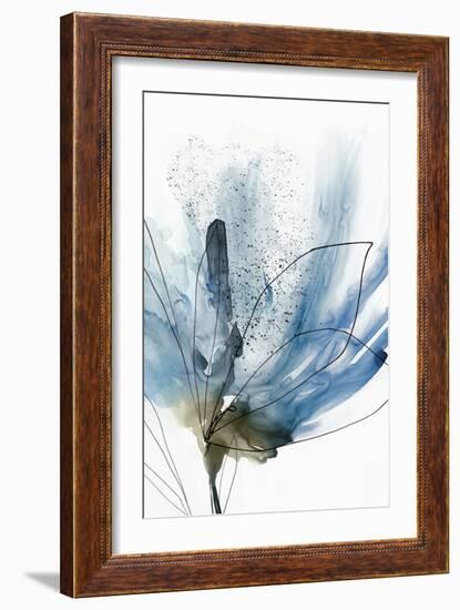 Blooming Blue Flower I-null-Framed Art Print