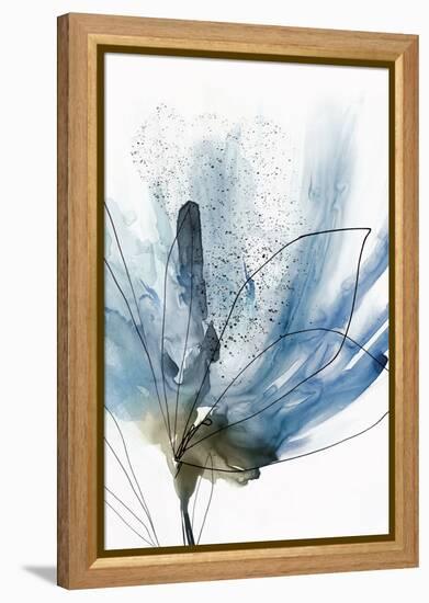 Blooming Blue Flower I-null-Framed Stretched Canvas