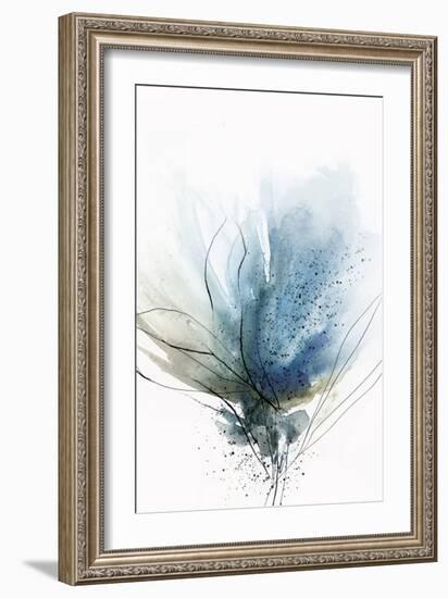 Blooming Blue Flower II-null-Framed Art Print