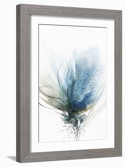 Blooming Blue Flower II-null-Framed Art Print