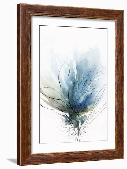 Blooming Blue Flower II-null-Framed Art Print