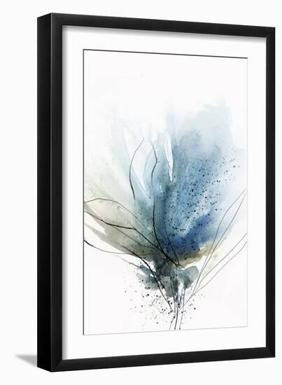 Blooming Blue Flower II-null-Framed Art Print