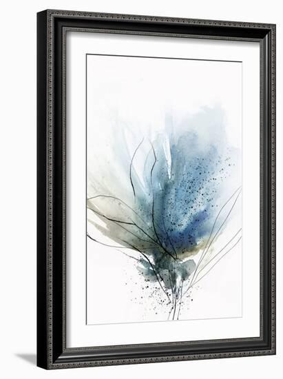 Blooming Blue Flower II-null-Framed Art Print