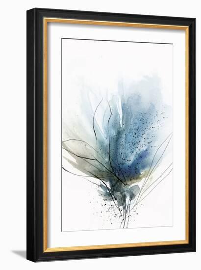 Blooming Blue Flower II-null-Framed Art Print