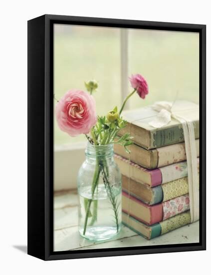 Blooming Books-Mandy Lynne-Framed Stretched Canvas