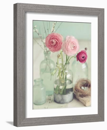 Blooming Bottles-Mandy Lynne-Framed Art Print