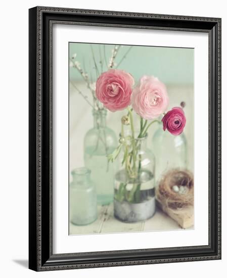 Blooming Bottles-Mandy Lynne-Framed Art Print